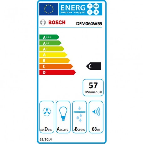 BOSCH DFM064W55 Συρόμενος Απορροφητήρας 52cm Inox BOSCH DFM064W55 Συρόμενος Απορροφητήρας 52cm Inox